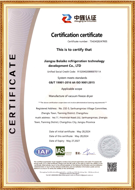 ISO 9001 tanúsítás